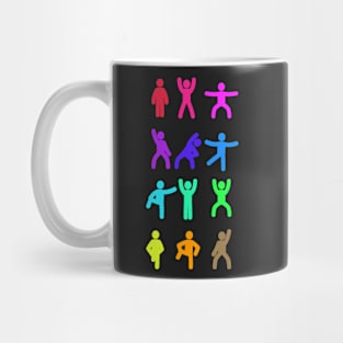 Sports Stickman Rainbow Mug